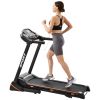 Folding Electric 3.5HP Treadmill With Incline Medium Running Machine Motorised LCD Gym 330lbs Folding Treadmill Electric Motorized Power 14.8KM/H Runn