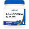 Nutricost L-Glutamine Powder 500 Grams (Blue Raspberry) - Health Supplement