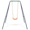 2-in-1 Single Swing and Toddler Swing Orange