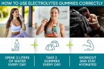 Electrolytes Hydration Gummies 2 Mo.Supply Support Rehydration with Sodium Calcium Potassium Zinc and Chloride for Workout Hiking Cycling Tapioca Base