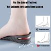 Invisible Height Increased Insole, Men Women Heel Lift Taller Shoe Inserts Pad Adjustable More Comfortable Supporting Insole For Unisex