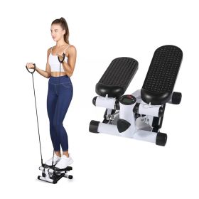 Indoor Under Desk Arms Legs Folding Pedal Exercise Bike With Electronic Display (Color: Black A, Type: Exercise & Fitness)