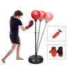 Both Adults And Kids Hand-Eye Coordination Ability Adjustable Height Boxing Punching Bag Stand Set