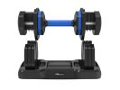 Adjustable Dumbbell - 55lb x2 Dumbbell Set of 2 with Anti-Slip Handle, Fast Adjust Weight by Turning Handle with Tray, Exercise Fitness Dumbbell Suita