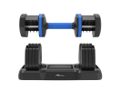 Adjustable Dumbbell - 55lb x2 Dumbbell Set of 2 with Anti-Slip Handle, Fast Adjust Weight by Turning Handle with Tray, Exercise Fitness Dumbbell Suita